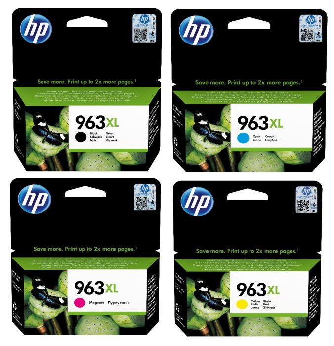 HP 963XL High Capacity Ink Cartridge Multipack - 3YP35A (3YP35AE)