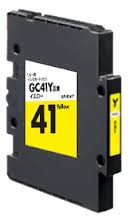 Ricoh 405768 Gel Print GC41Y Yellow Ink Cartridge (GC-41Y), 400 Page Yield