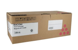 Ricoh SPC 22e Magenta Laser Toner Cartridge, 2K Page Yield