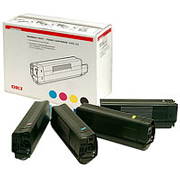 OKI Oki Rainbow Pack Black, Cyan, Magenta, Yellow Toner Cartridges (42403006)