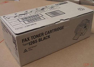 Ricoh Type 1265 Black Fax Toner Cartridge, 4.3K Page Yield (430400)