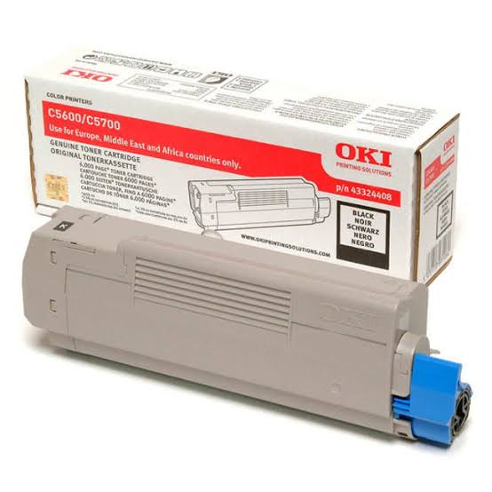 Oki Black Toner Cartridge, 6K Yield