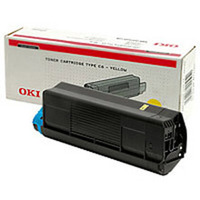 OKI Oki Yellow Toner Cartridge, 6K Yield (43487709)