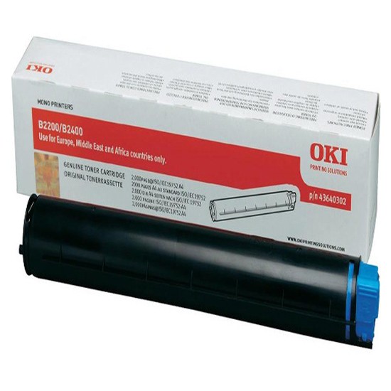 Oki Laser Toner Cartridge, 2K Yield