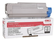 OKI Oki Black Toner Cartridge, 8K Yield (43865708)