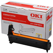 OKI Oki Yellow Drum Unit, 20K Yield (43870021)