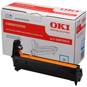 OKI Oki Cyan Drum Unit, 20K Yield (43870023)