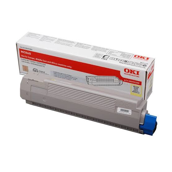 OKI Oki Yellow Toner Cartridge, 10K Yield (44059209)