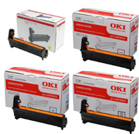OKI 4406401 Multipack, Set of 4 CMYK Drum Unit (44064009/10/11/12) (44064009-12 Multipack)