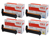 Oki 4431510 Image Drum Units Multipack – 4 Colour (44315105/6/7/8) (4431510 Multipack)