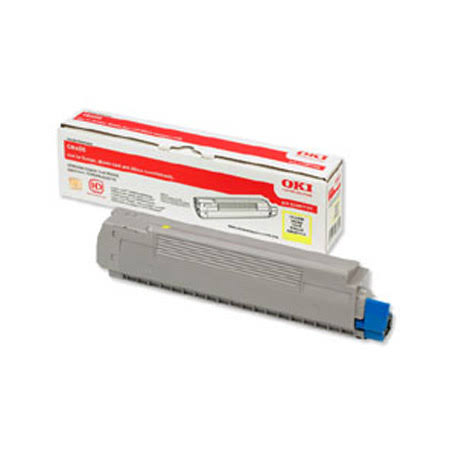 OKI Oki Yellow Laser Toner Cartridge, 6K Yield (44315305)