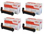 Oki 4431850 Image Drum Units Multipack – 4 Colour (44318505/6/7/8) (4431850 Multipack)