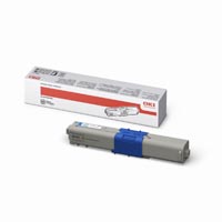 OKI Oki High Capacity Cyan Laser Toner Cartridge, 5K Page Yield (44469724)