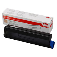 Oki High Capacity Black Laser Toner Cartridge, 10K Page Yield (44574902)