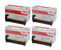 Oki 4484440 Image Drum Units Multipack – 4 Colour (44844405/6/7/8) (4484440 Multipack)