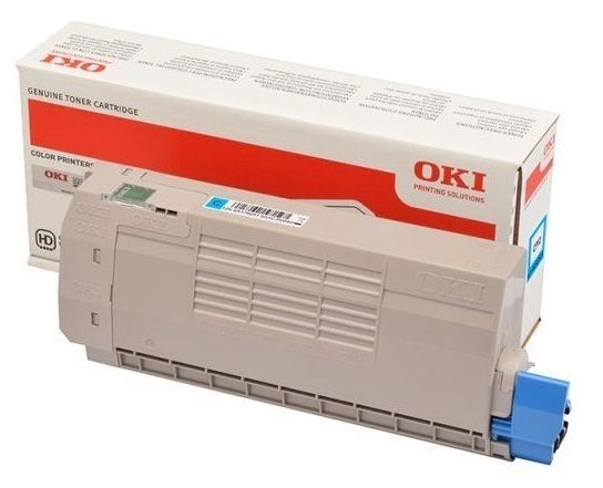 Oki Cyan Toner Cartridge, 7K Page Yield