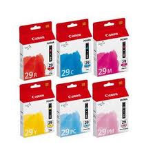 Canon Lucia PGI 29 Multi Pack C/M/Y/PC/PM/R Ink Cartridges (29MP) (4873B005)