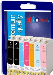 Compatible T0487 Bundle - Set of 7 High Capacity Cartridges (Compatible T0487 Bundle)