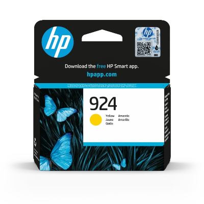 HP 924 Standard Capacity Yellow Ink Cartridge - 4K0U5NE