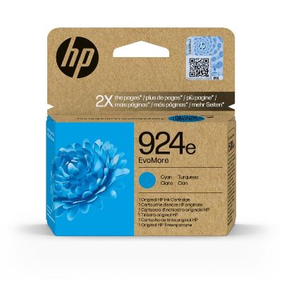 HP 924E High Capacity Cyan Ink Cartridge - 4K0U7NE