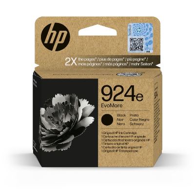 HP 924E High Capacity Black Ink Cartridge - 4K0V0NE