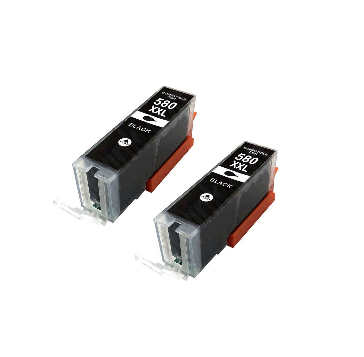 Tru Image Buy More at BuyInkCartridges 580XXL Black Ink Cartridges 2x for Canon PGI-580 PGI-580XL PGI-580XXL PGBK Ink Quality Ink Cartridges, Fast Delivery (580 XXL Twin Black)