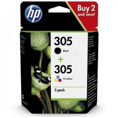 HP 6ZD17AE 305 Black & Tri-Colour HP Ink Cartridge Multipack (6ZD17AE)