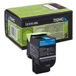 Lexmark 702XC Extra High Capacity Return Program Cyan Toner Cartridge, 4K Page Yield (70C2XC0)