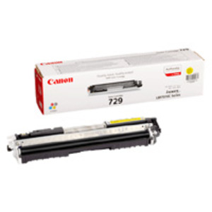 Canon 729 Yellow Laser Toner Cartridge - 4367B002AA, 1K Page Yield