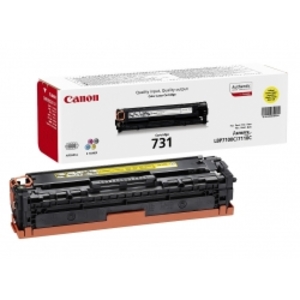 Canon 731Y Yellow Toner Cartridge - 6269B002 - 1.5K Page Yield (731Y)