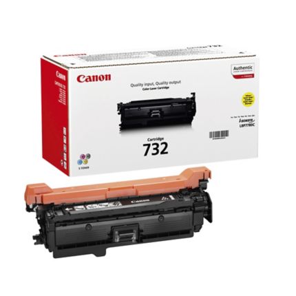 Canon 732Y Yellow Toner Cartridge - 6260B002 - 6.4K Page Yield