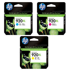 HP 920XL Tri Colour - 1 x Cyan, Magenta, Yellow (920XLTriple)