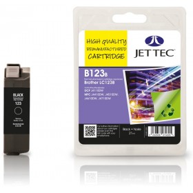 Jet Tec LC-123 Black Ink Cartridge (B123B)