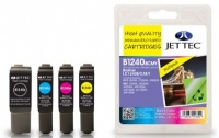 Jet Tec Quad Pack LC-1240 Black, Cyan, Magenta, Yellow Ink Cartridges (B1240BCMY)