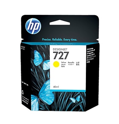 HP 727 Yellow Ink Cartridge - B3P15A (B3P15A)