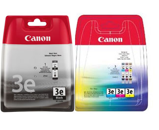 Canon BCI-3e CMYK Bundle (BCI 3e Bundle)