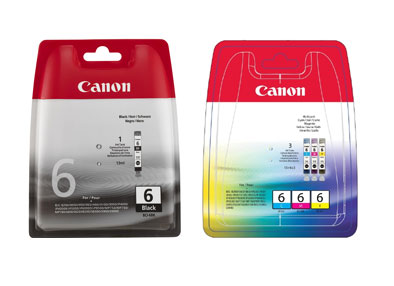 Canon BCI6 Genuine Ink Cartridges Bundle Pack in Flat Pack (BCI-6QP)