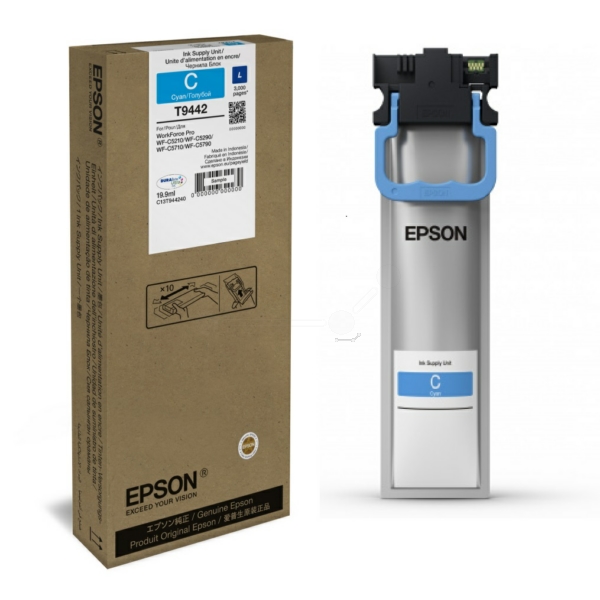 Cyan Epson T9442 Ink Cartridge - C13T944240 (T944240)