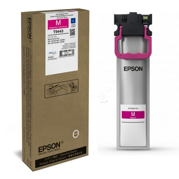 Magenta Epson T9443 Ink Cartridge - C13T944340 (T944340)