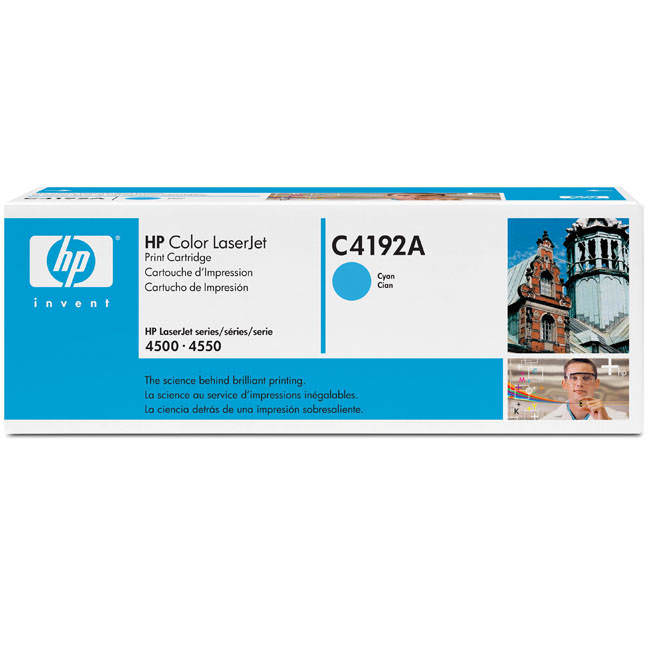 HP 92A Cyan Toner Cartridge - C4192A