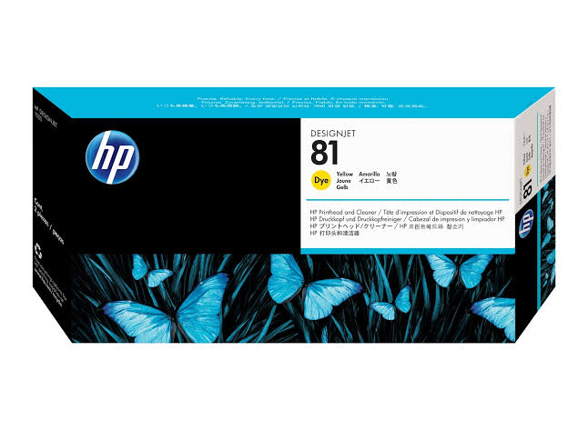 HP 81 Yellow Dye DesignJet Printhead / Printhead Cleaner C4953A
 (C4953A)