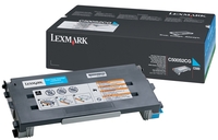 Lexmark 0C500S2CG Standard Capacity Cyan Toner Cartridge, 1.5K Page Yield (C500S2CG)