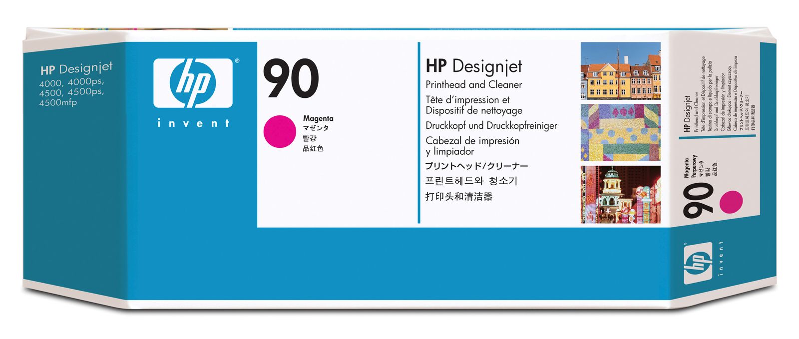 HP 90 Magenta DesignJet Printhead / Printhead Cleaner C5056A

