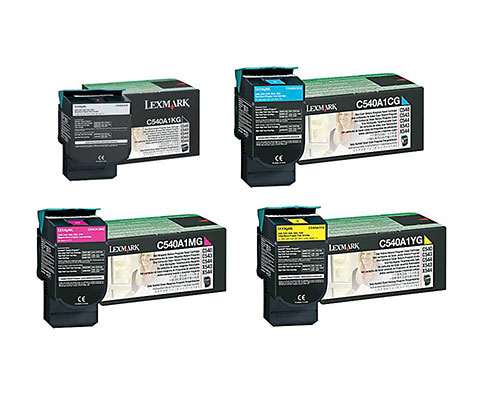 Lexmark C540A1KG Multiapck - CMYK Set of C540A1KG/CG/MG/YG (C540A1KG Multipack)