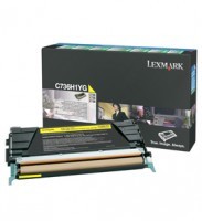 Lexmark C736H1YG High Capacity Yellow Return Program Toner Cartridge, 10K Page Yield