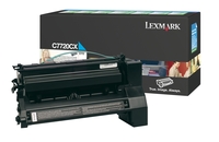 Lexmark C7720CX Extra High Capacity Cyan Return Program Toner Cartridge, 15K Page Yield (C7720CX)
