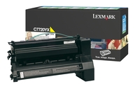 Lexmark C7720YX Extra High Capacity Yellow Return Program Toner Cartridge, 15K Page Yield (C7720YX)