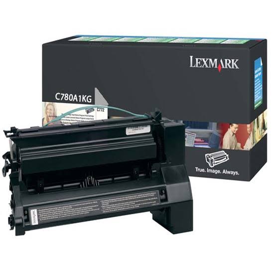 Lexmark C780A1KG Return Program Black Toner Cartridge, 6K Page Yield (C780A1KG)