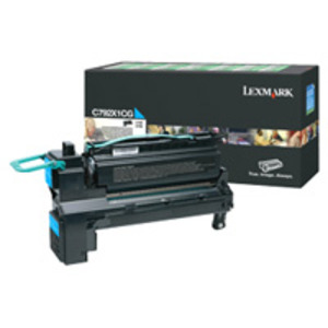 Lexmark C792X1CG High Capacity Cyan (Return Program) Toner Cartridge, 20K Page Yield (C792X1CG)