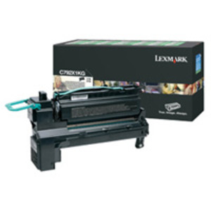 Lexmark C792X1KG Black (Return Program) Toner Cartridge, 20K Page Yield